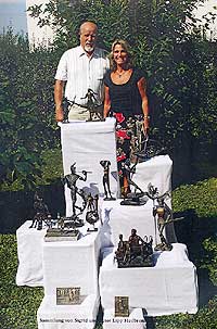 Familie Lipp mit Ihrer Sammlung